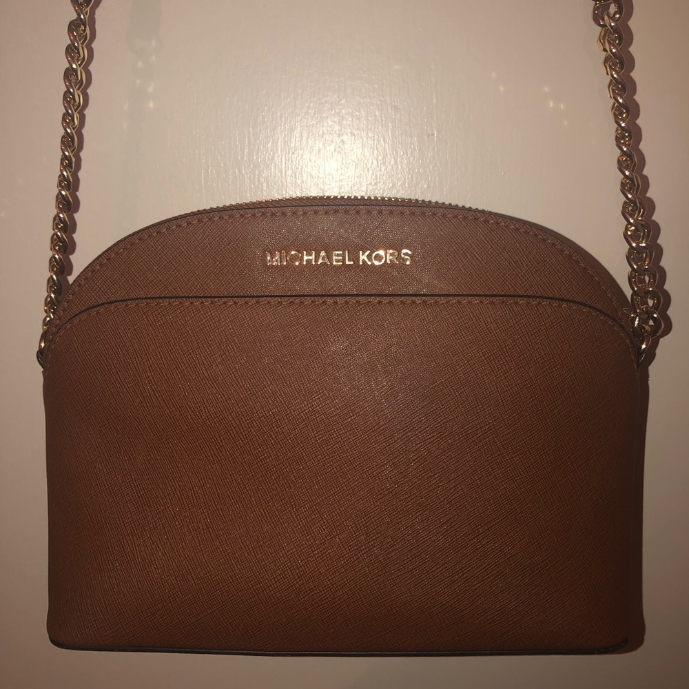 SOLD! Michael Kors Camel Crossbody Bag